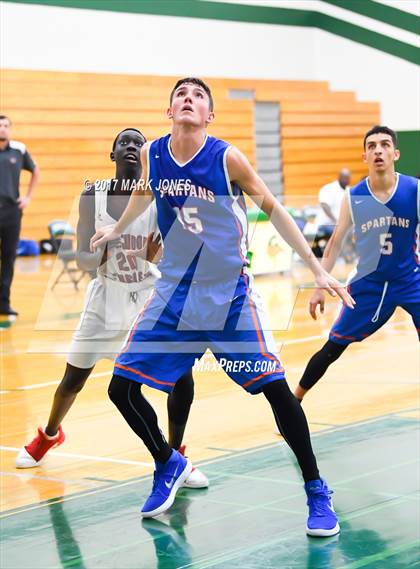 Thumbnail 1 in Ironwood vs. Camelback (Sunnyslope Hoopsgiving Tournament) photogallery.