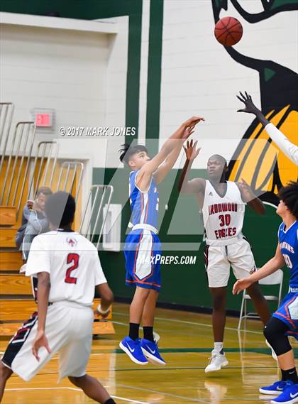 Thumbnail 1 in Ironwood vs. Camelback (Sunnyslope Hoopsgiving Tournament) photogallery.