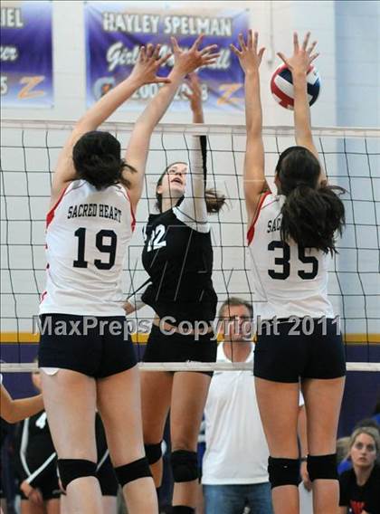 Thumbnail 1 in Sacred Heart vs. Torrey Pines (Durango Fall Classic) photogallery.