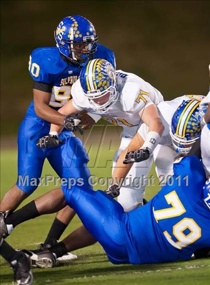 Thumbnail 1 in Sulphur Springs vs. Corsicana (4A Division 2 Region 2 Area) photogallery.