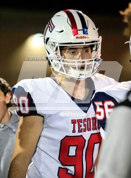 Thumbnail 1 in Tesoro @ Cathedral (CIF SS D3 Round 1 Playoff) photogallery.