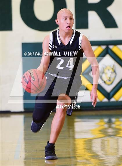 Thumbnail 2 in Mountain View vs St Mary's (Horizon Holiday Hoops Tournament) photogallery.