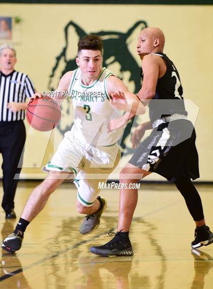 Thumbnail 3 in Mountain View vs St Mary's (Horizon Holiday Hoops Tournament) photogallery.
