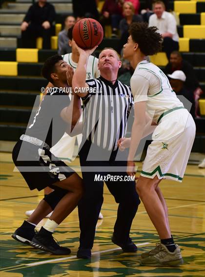 Thumbnail 1 in Mountain View vs St Mary's (Horizon Holiday Hoops Tournament) photogallery.