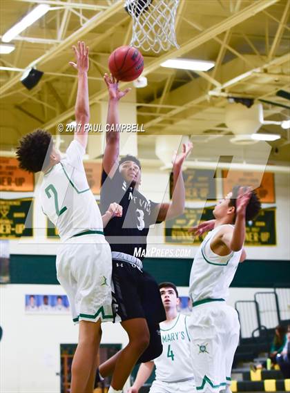 Thumbnail 1 in Mountain View vs St Mary's (Horizon Holiday Hoops Tournament) photogallery.