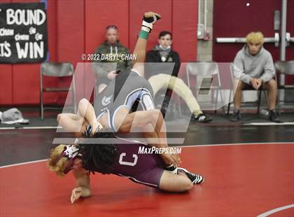 Thumbnail 2 in Claremont vs Lakewood & San Gorgonio (CIF Southern Section Wrestling Championships) photogallery.