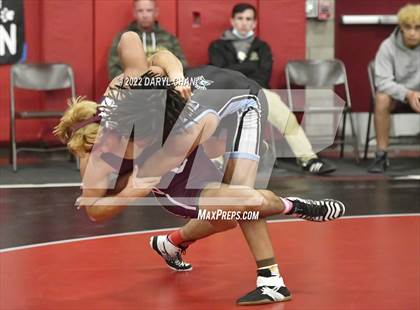 Thumbnail 3 in Claremont vs Lakewood & San Gorgonio (CIF Southern Section Wrestling Championships) photogallery.