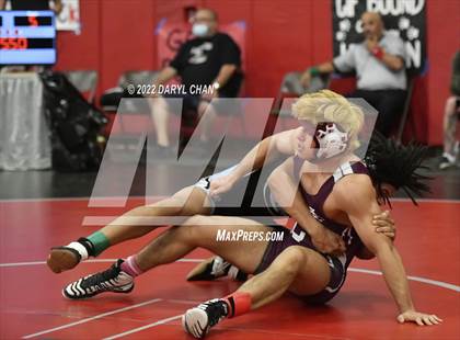 Thumbnail 1 in Claremont vs Lakewood & San Gorgonio (CIF Southern Section Wrestling Championships) photogallery.