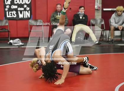 Thumbnail 3 in Claremont vs Lakewood & San Gorgonio (CIF Southern Section Wrestling Championships) photogallery.