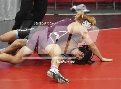 Thumbnail 3 in Claremont vs Lakewood & San Gorgonio (CIF Southern Section Wrestling Championships) photogallery.