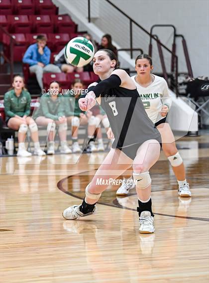 Thumbnail 2 in Franklin vs Little River Academy (UIL 3A Region III Bi-District Playoff) photogallery.