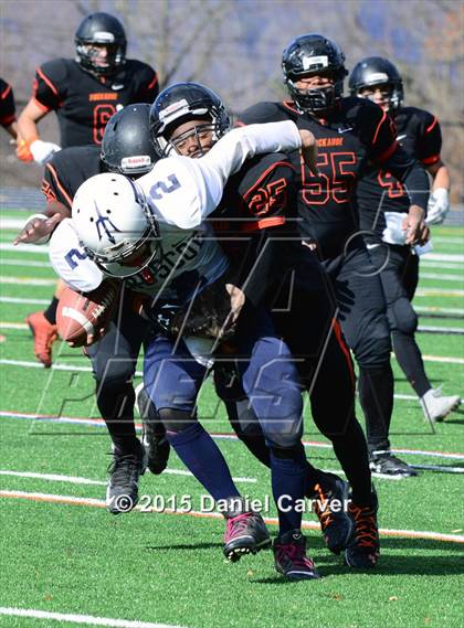 Thumbnail 2 in Tuckahoe vs. Downsville Central/Roscoe Central (NYSPHSAA Class D Regional Final) photogallery.