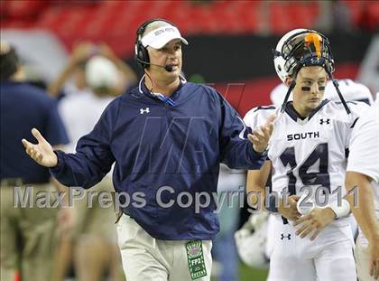 Thumbnail 1 in South Gwinnett @ Central Gwinnett (Great American Football Classic) photogallery.