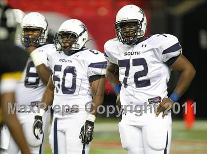 Thumbnail 1 in South Gwinnett @ Central Gwinnett (Great American Football Classic) photogallery.