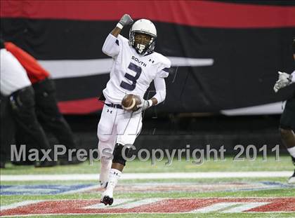 Thumbnail 2 in South Gwinnett @ Central Gwinnett (Great American Football Classic) photogallery.