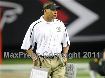 Thumbnail 2 in South Gwinnett @ Central Gwinnett (Great American Football Classic) photogallery.