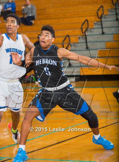 Thumbnail 3 in Hebron vs Westside (McDonald's Texas Invitational) photogallery.