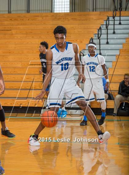 Thumbnail 1 in Hebron vs Westside (McDonald's Texas Invitational) photogallery.