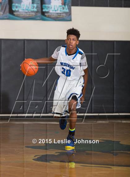 Thumbnail 1 in Hebron vs Westside (McDonald's Texas Invitational) photogallery.