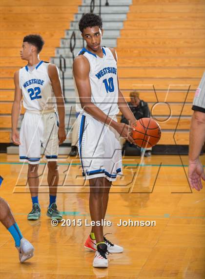 Thumbnail 3 in Hebron vs Westside (McDonald's Texas Invitational) photogallery.