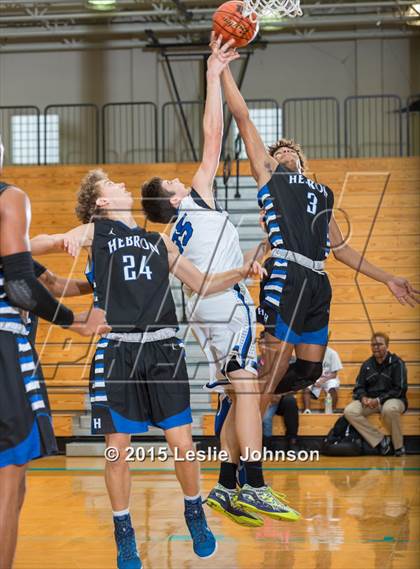 Thumbnail 1 in Hebron vs Westside (McDonald's Texas Invitational) photogallery.