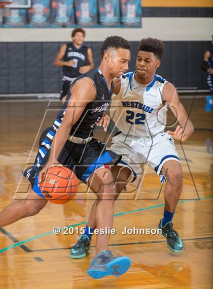 Thumbnail 1 in Hebron vs Westside (McDonald's Texas Invitational) photogallery.