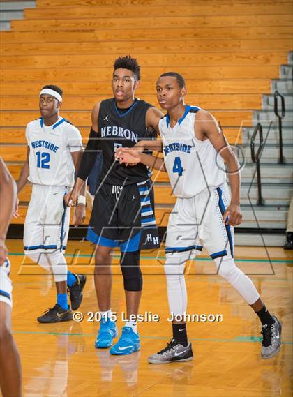 Thumbnail 1 in Hebron vs Westside (McDonald's Texas Invitational) photogallery.