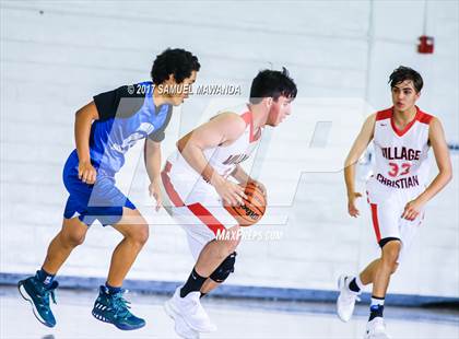 Thumbnail 2 in Village Christian vs. North Hollywood (West Valley Tip-Off) photogallery.