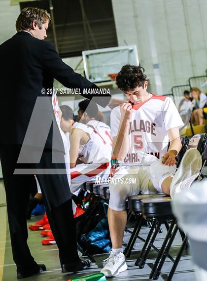 Thumbnail 3 in Village Christian vs. North Hollywood (West Valley Tip-Off) photogallery.