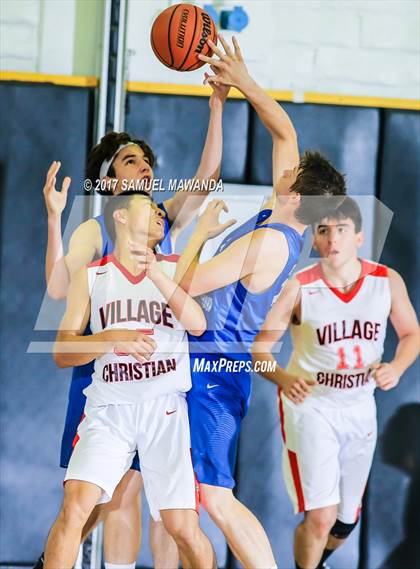 Thumbnail 1 in Village Christian vs. North Hollywood (West Valley Tip-Off) photogallery.