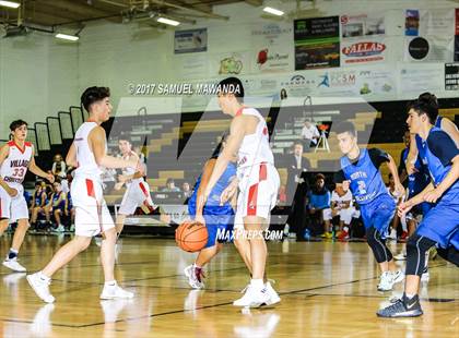 Thumbnail 2 in Village Christian vs. North Hollywood (West Valley Tip-Off) photogallery.