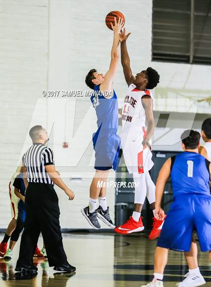 Thumbnail 1 in Village Christian vs. North Hollywood (West Valley Tip-Off) photogallery.