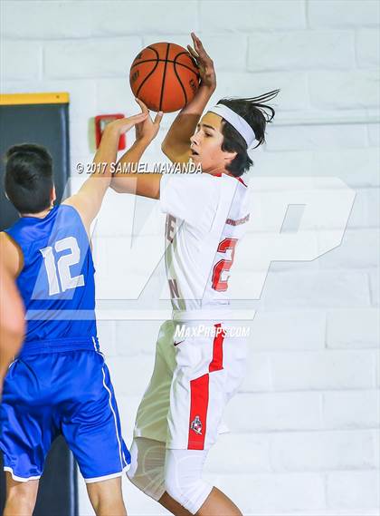 Thumbnail 3 in Village Christian vs. North Hollywood (West Valley Tip-Off) photogallery.