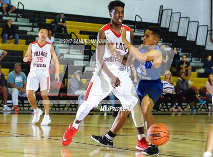Thumbnail 1 in Village Christian vs. North Hollywood (West Valley Tip-Off) photogallery.