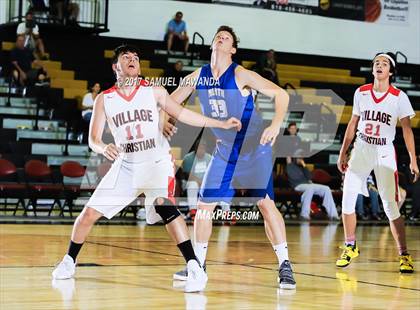 Thumbnail 2 in Village Christian vs. North Hollywood (West Valley Tip-Off) photogallery.
