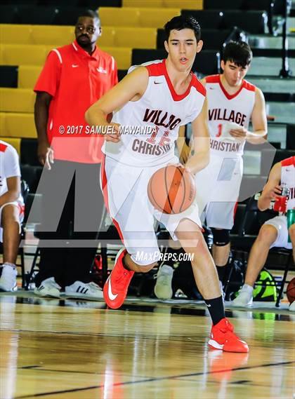Thumbnail 1 in Village Christian vs. North Hollywood (West Valley Tip-Off) photogallery.
