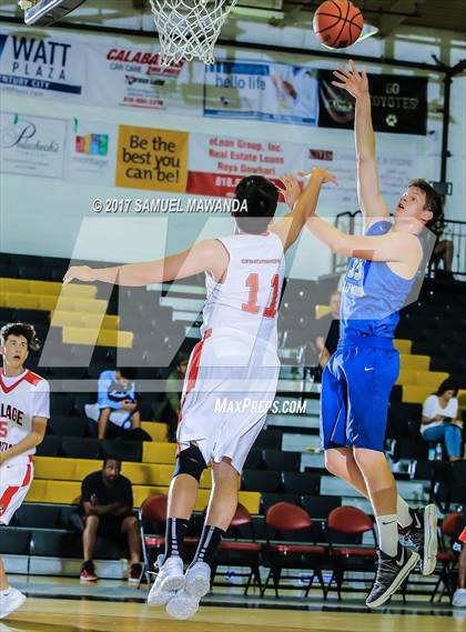 Thumbnail 1 in Village Christian vs. North Hollywood (West Valley Tip-Off) photogallery.