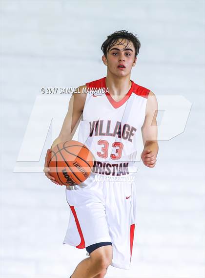 Thumbnail 2 in Village Christian vs. North Hollywood (West Valley Tip-Off) photogallery.
