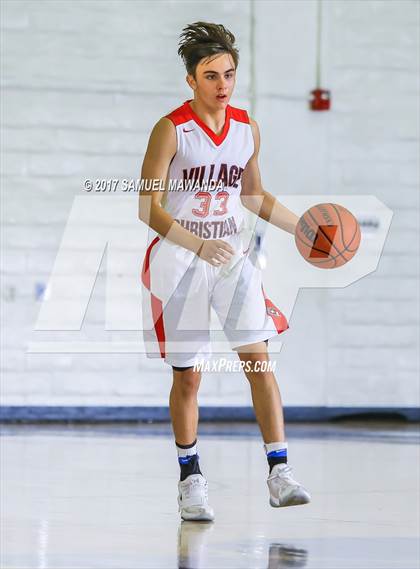 Thumbnail 2 in Village Christian vs. North Hollywood (West Valley Tip-Off) photogallery.