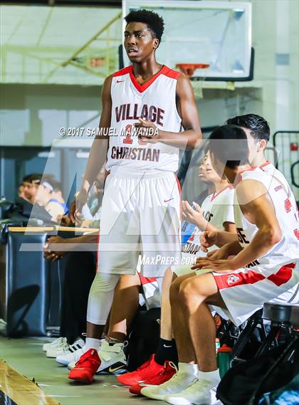 Thumbnail 3 in Village Christian vs. North Hollywood (West Valley Tip-Off) photogallery.