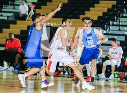 Thumbnail 1 in Village Christian vs. North Hollywood (West Valley Tip-Off) photogallery.