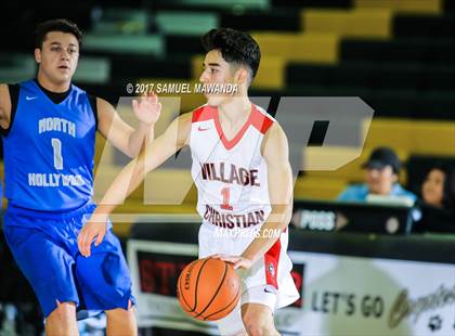 Thumbnail 1 in Village Christian vs. North Hollywood (West Valley Tip-Off) photogallery.