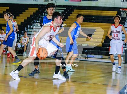 Thumbnail 2 in Village Christian vs. North Hollywood (West Valley Tip-Off) photogallery.