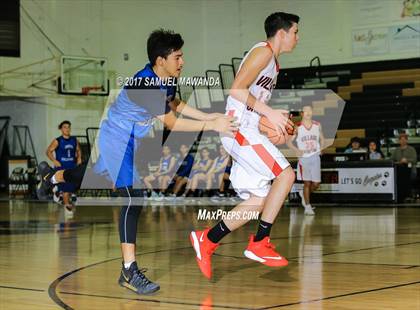 Thumbnail 2 in Village Christian vs. North Hollywood (West Valley Tip-Off) photogallery.