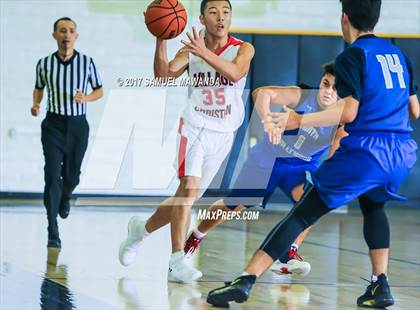 Thumbnail 3 in Village Christian vs. North Hollywood (West Valley Tip-Off) photogallery.