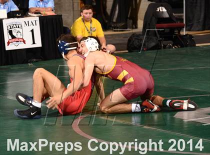 Thumbnail 1 in CIF State Wrestling Championships (Round 1) photogallery.