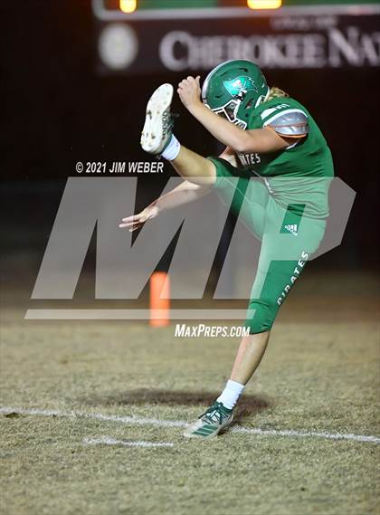 Thumbnail 1 in Woodland @ Gore (OSSAA Round 2 Playoff) photogallery.