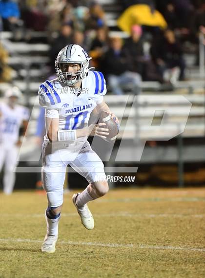 Thumbnail 1 in Woodland @ Gore (OSSAA Round 2 Playoff) photogallery.