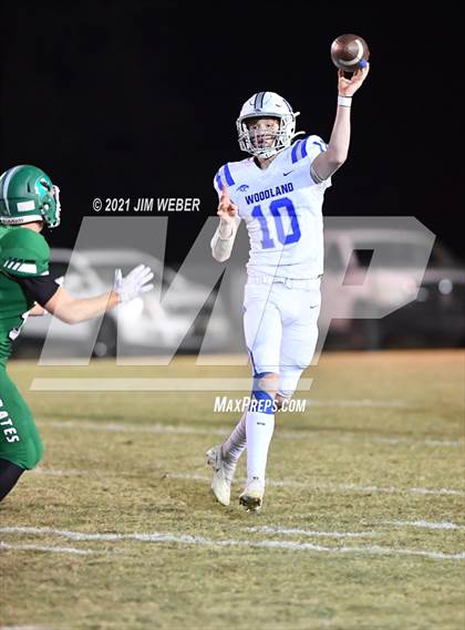 Thumbnail 1 in Woodland @ Gore (OSSAA Round 2 Playoff) photogallery.