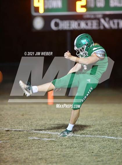 Thumbnail 3 in Woodland @ Gore (OSSAA Round 2 Playoff) photogallery.